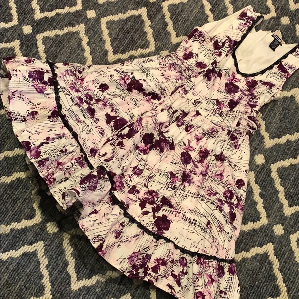 Floral Music Dress